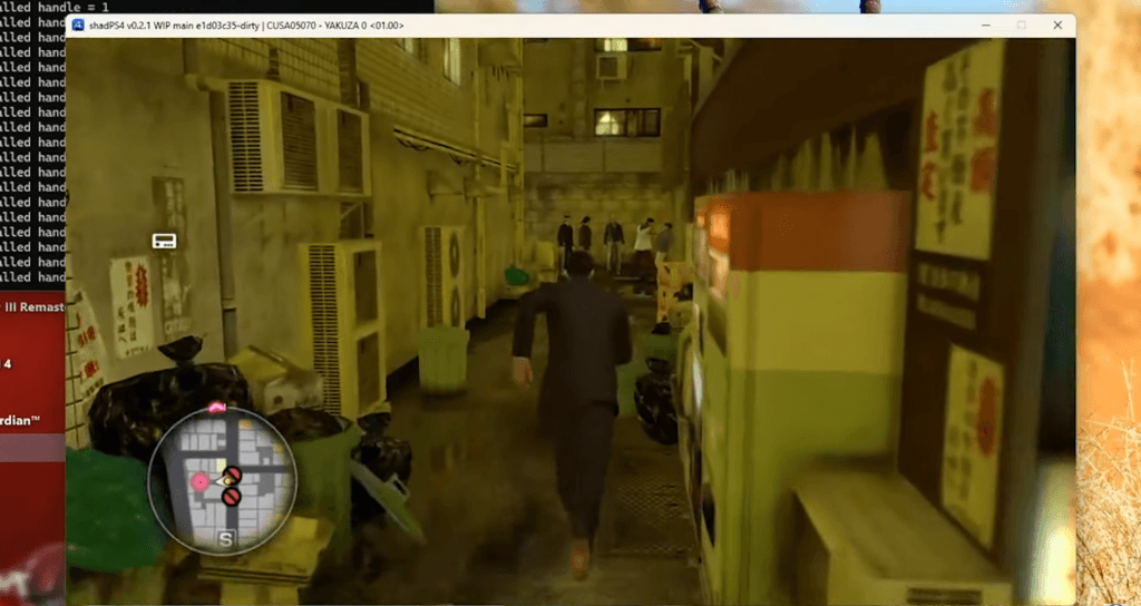 yakuza rodando no shadps4