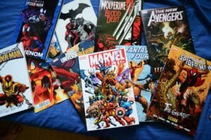 comics, novels, superhero